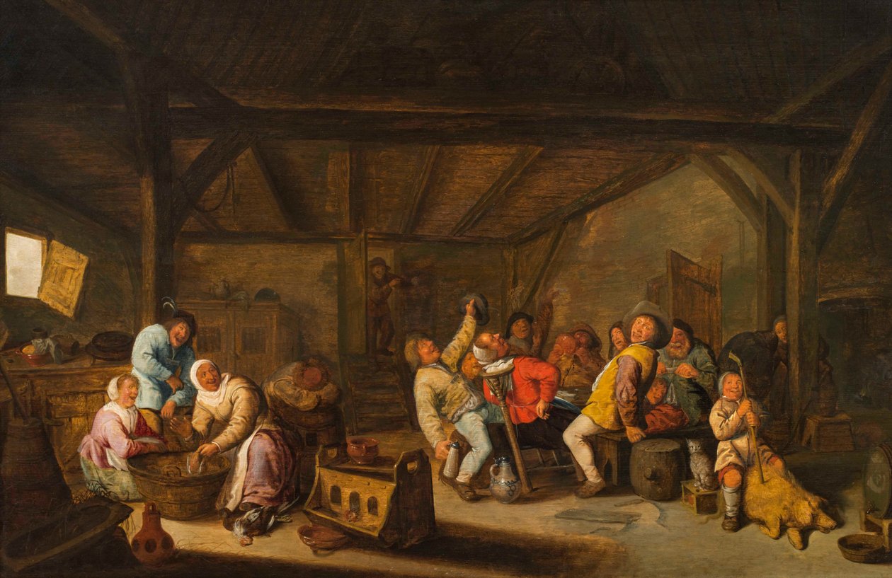 Tolvte natt, 1600-tallet av Bartholomeus Molenaer