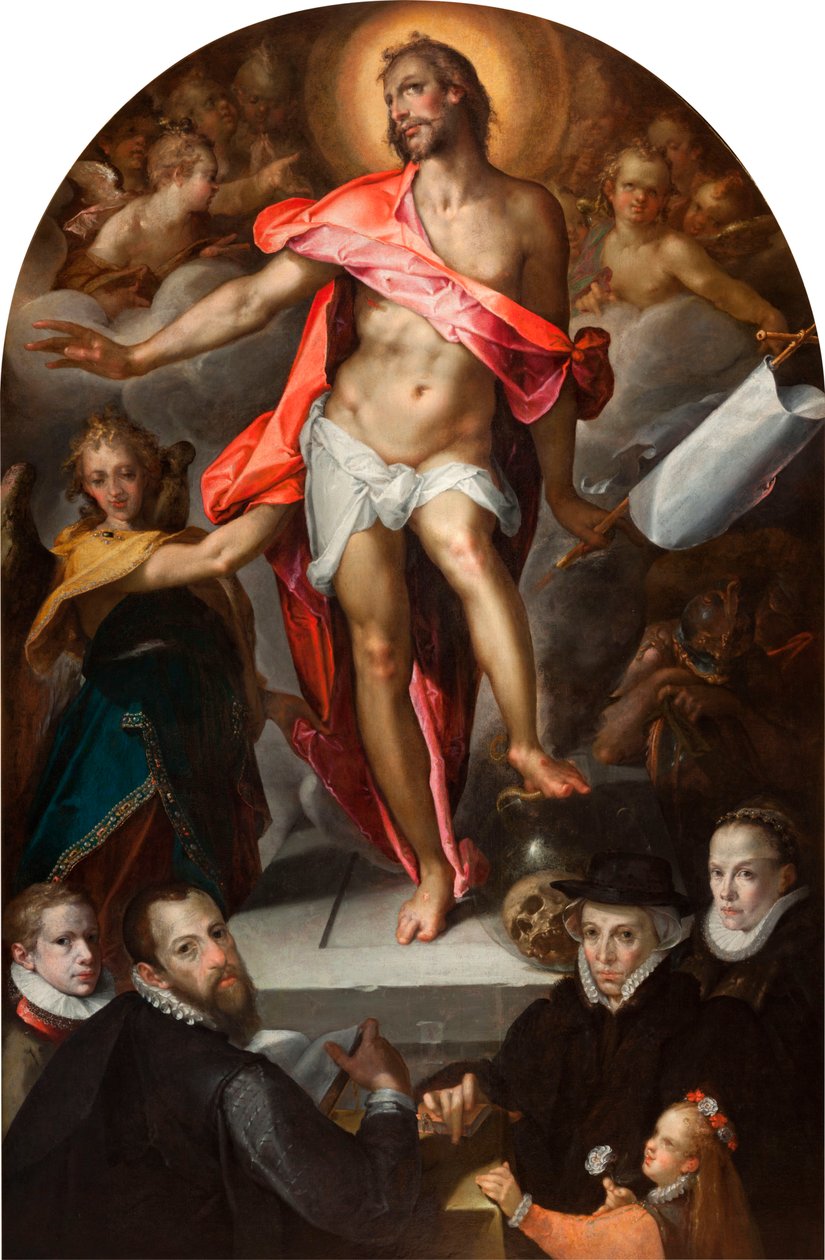 Epitaf av gullsmed Nicolas Müller fra Praha av Bartholomaeus Spranger