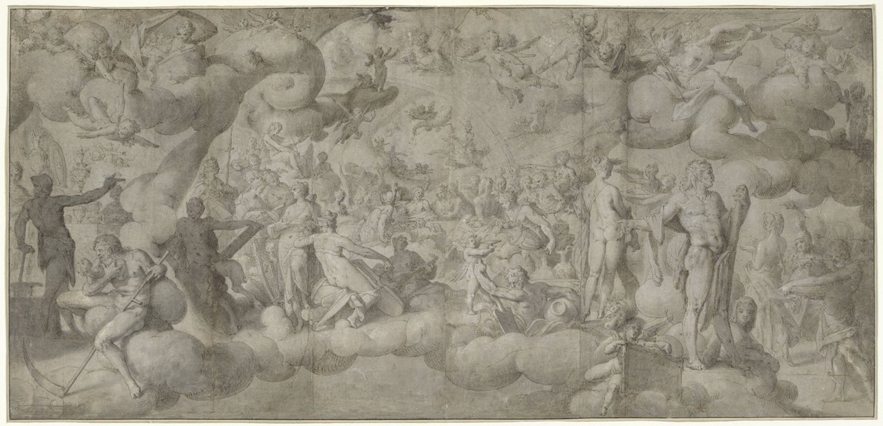Bryllupet til Amor og Psyke av Bartholomeus Spranger