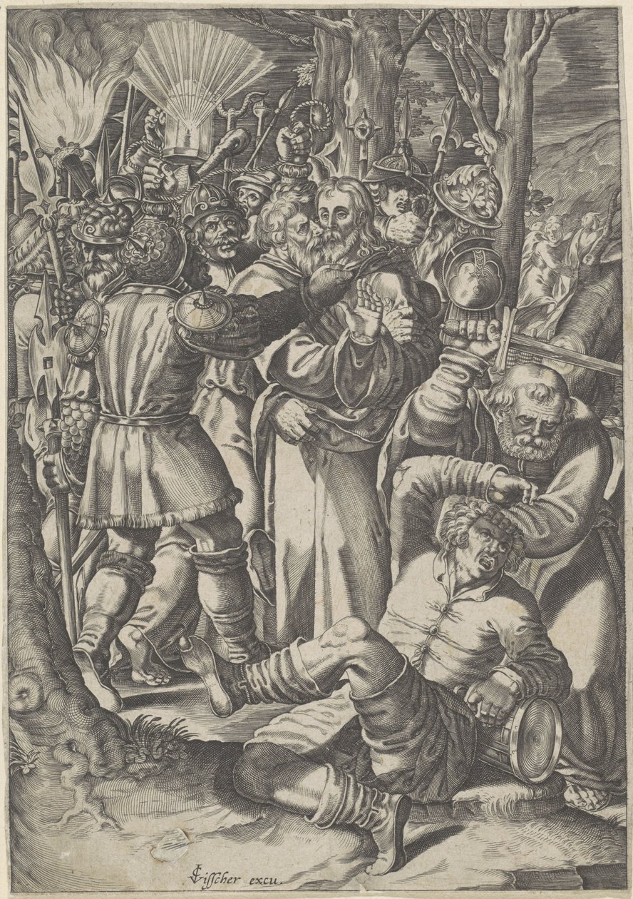 Kristi fangenskap av Bartholomeus Willemsz. Dolendo (possibly)
