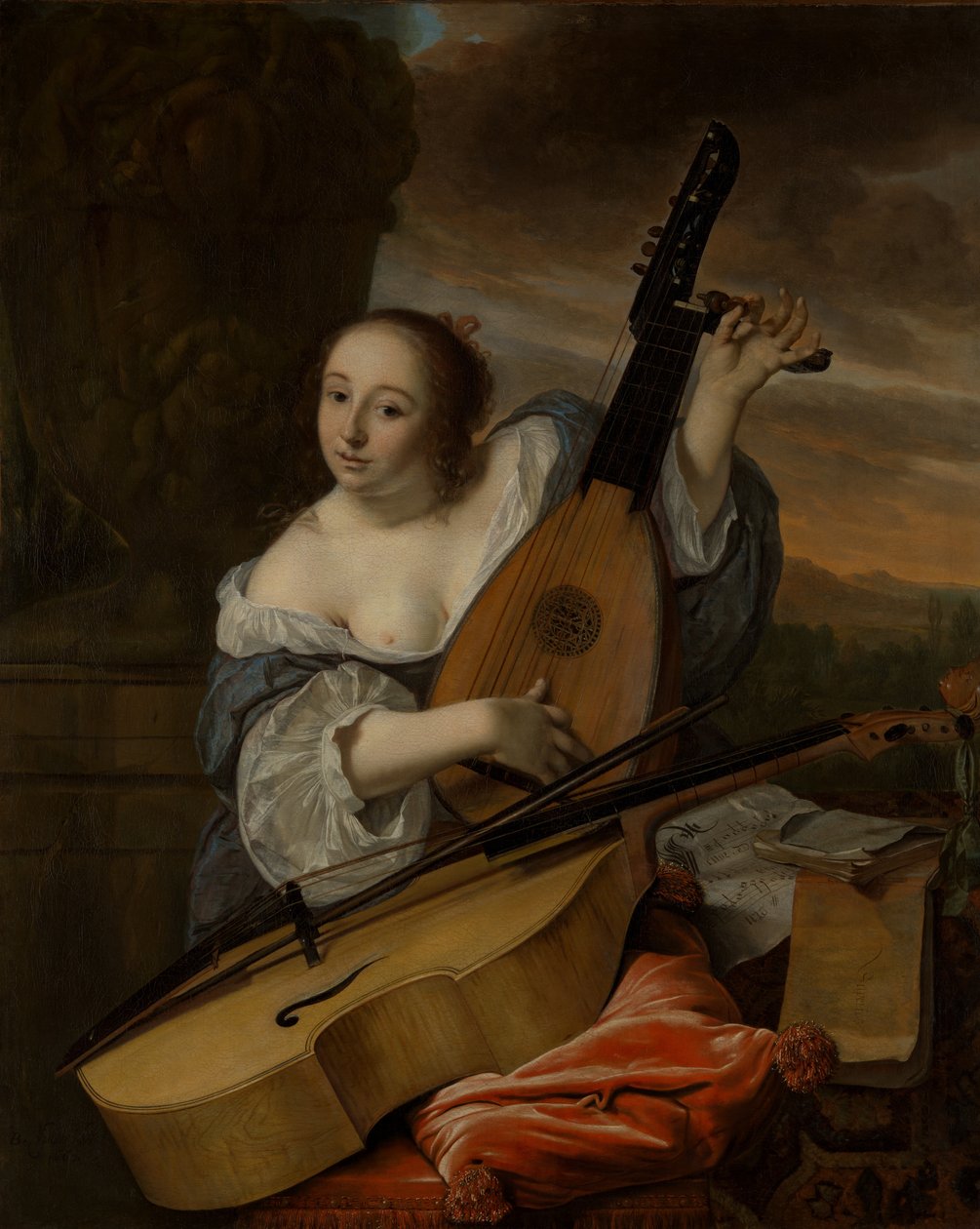 Musikeren, 1662. av Bartholomeus van der Helst