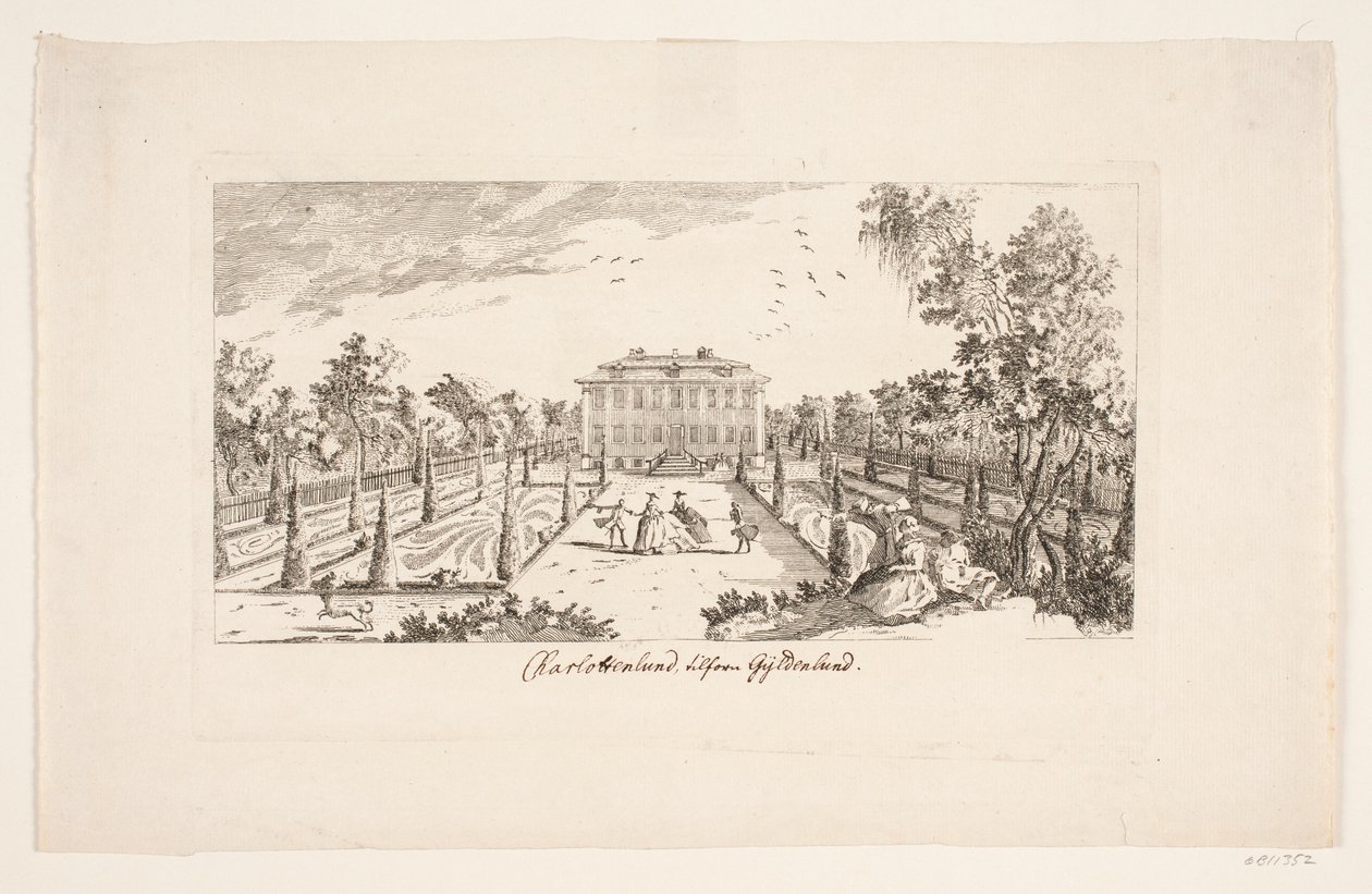 "Charlottenlund tidligere Gyldenlund" av Bartholomæus Roque