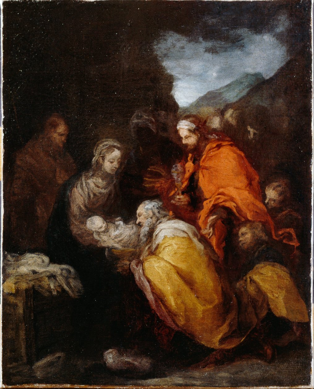 Tilbedelse av magi av Bartolomé Esteban Murillo