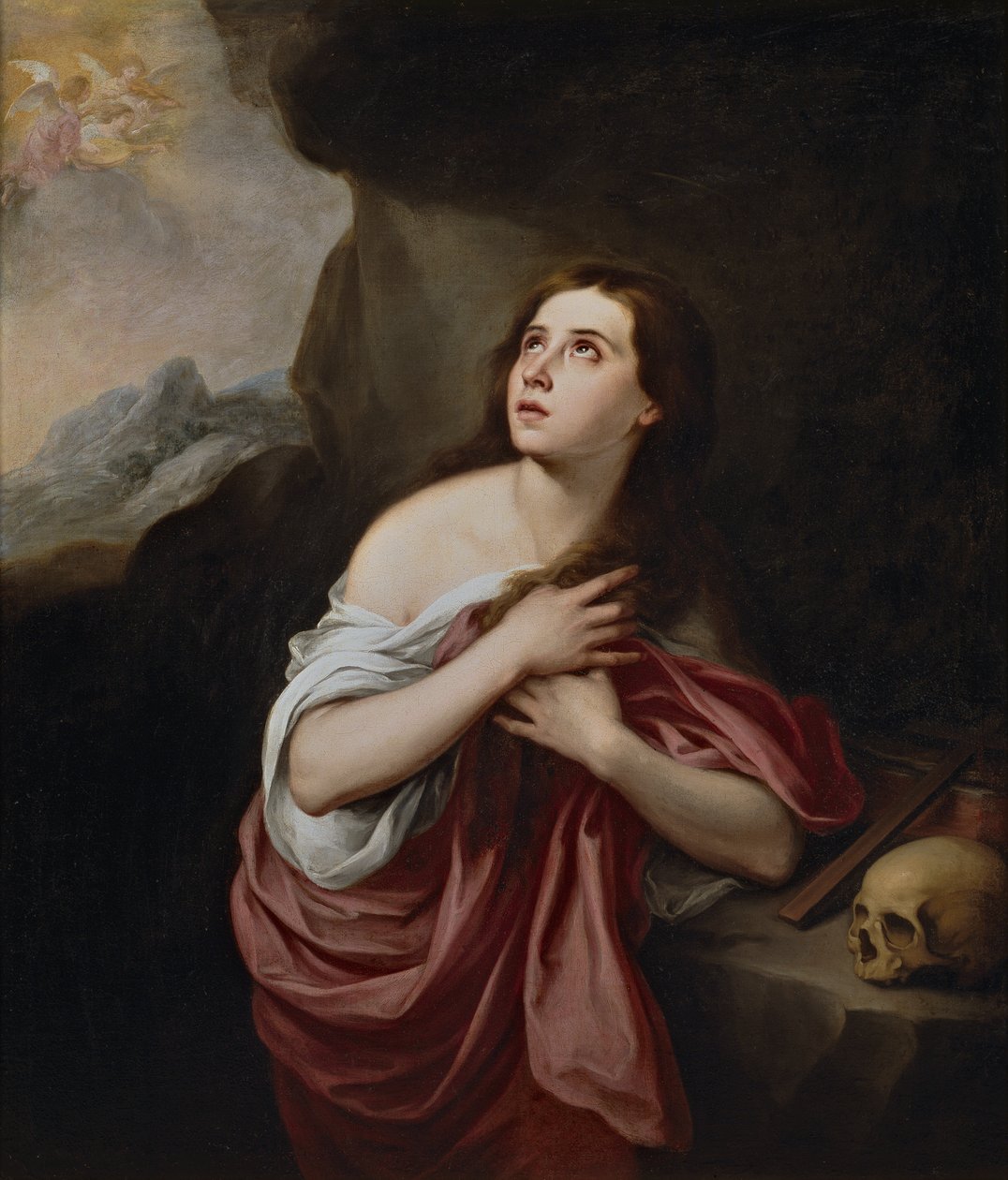 Penitent magdalene av Bartolomé Esteban Murillo