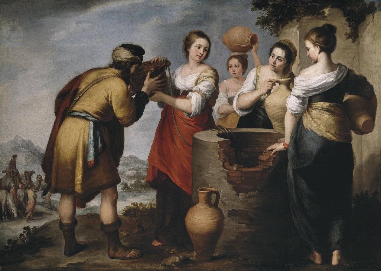 Rebecca og Eliezer av Bartolomé Esteban Murillo