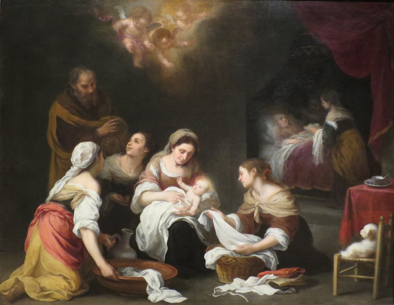 Johannes døperens fødsel av Bartolomé Esteban Murillo