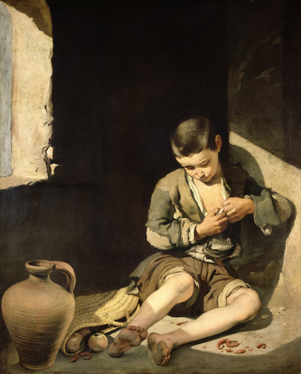 Den unge tiggeren, ca. 1650 av Bartolomé Esteban Murillo