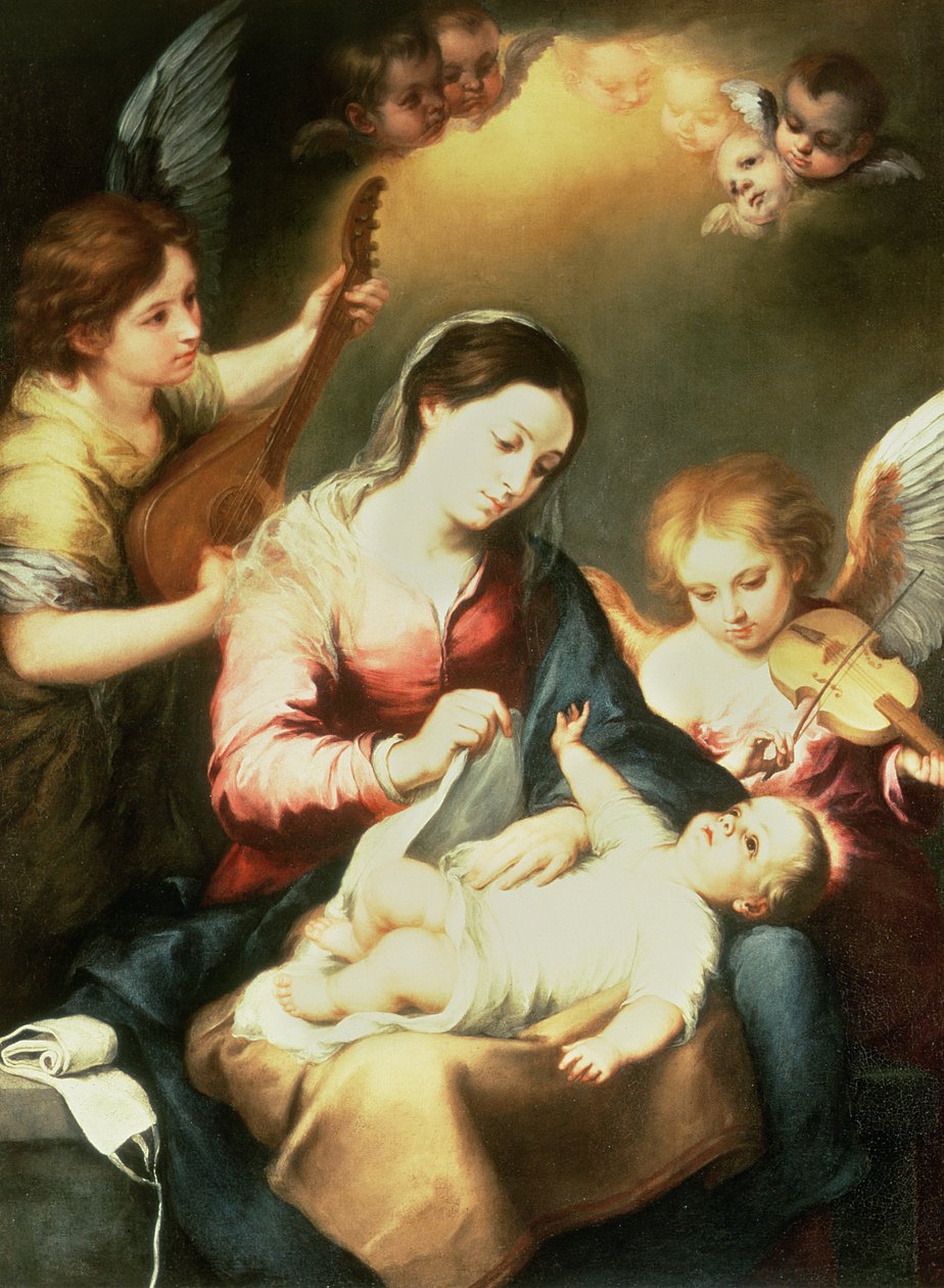 Virgin of the Swaddling Clothes av Bartolomé Esteban Murillo