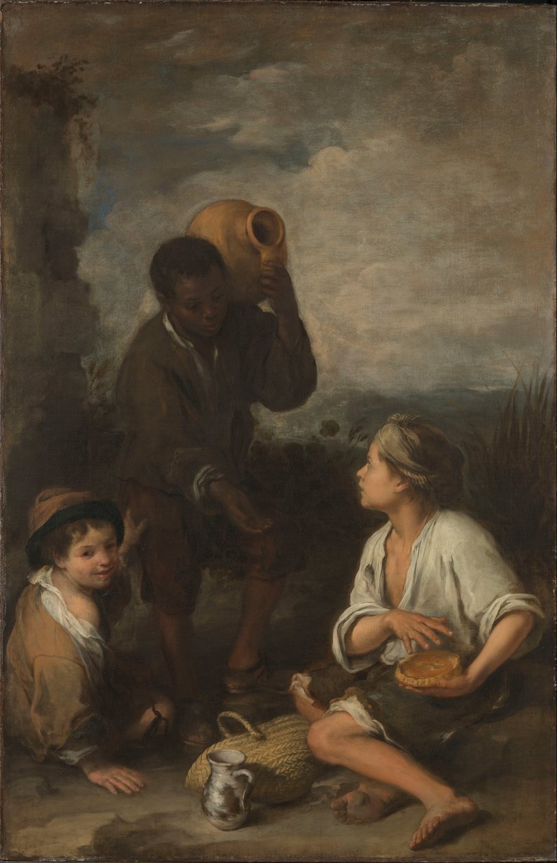 Tre gutter av Bartolomé Esteban Murillo