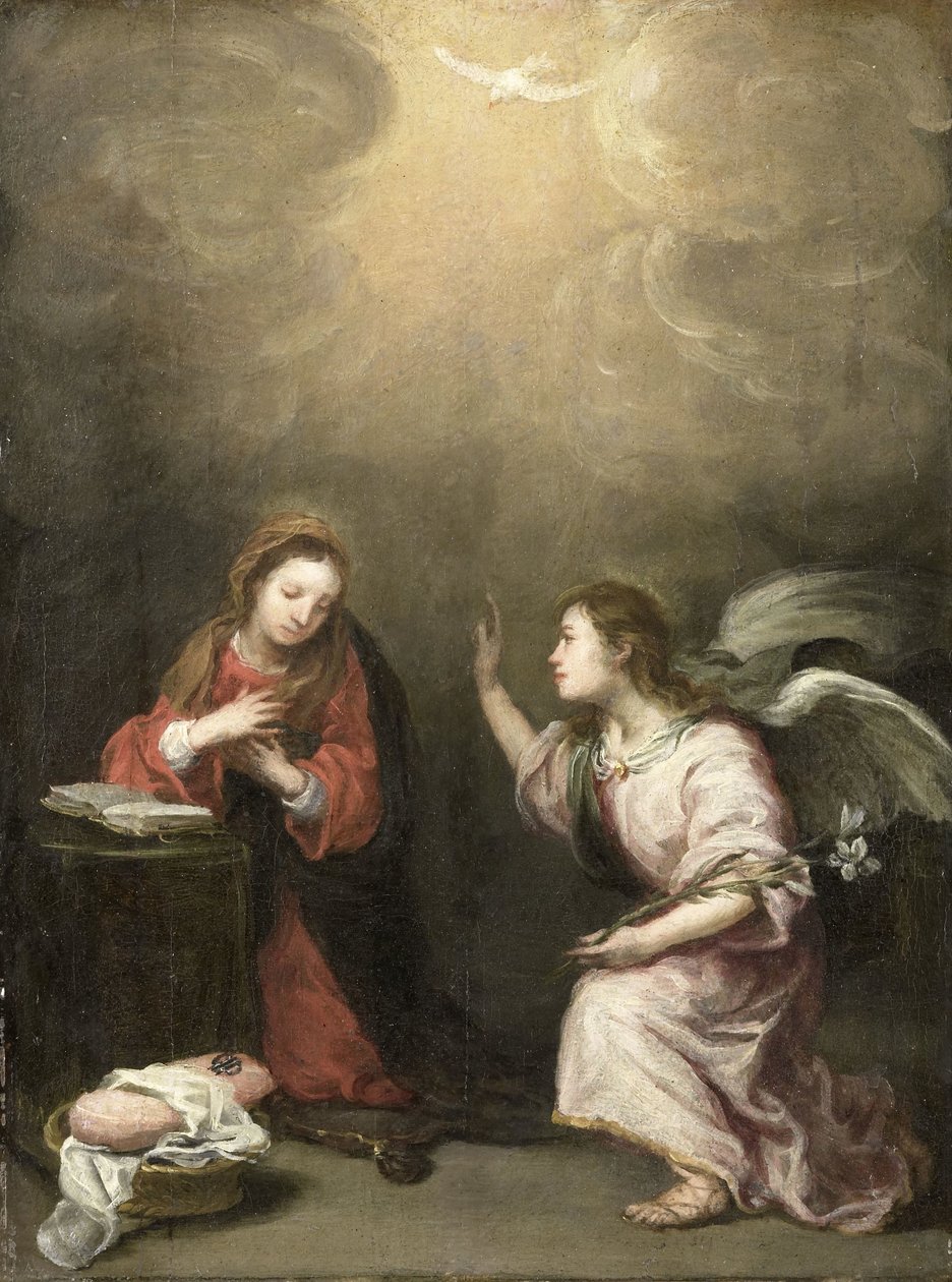 Kunngjøringen av Bartolomé Esteban Murillo (follower of)