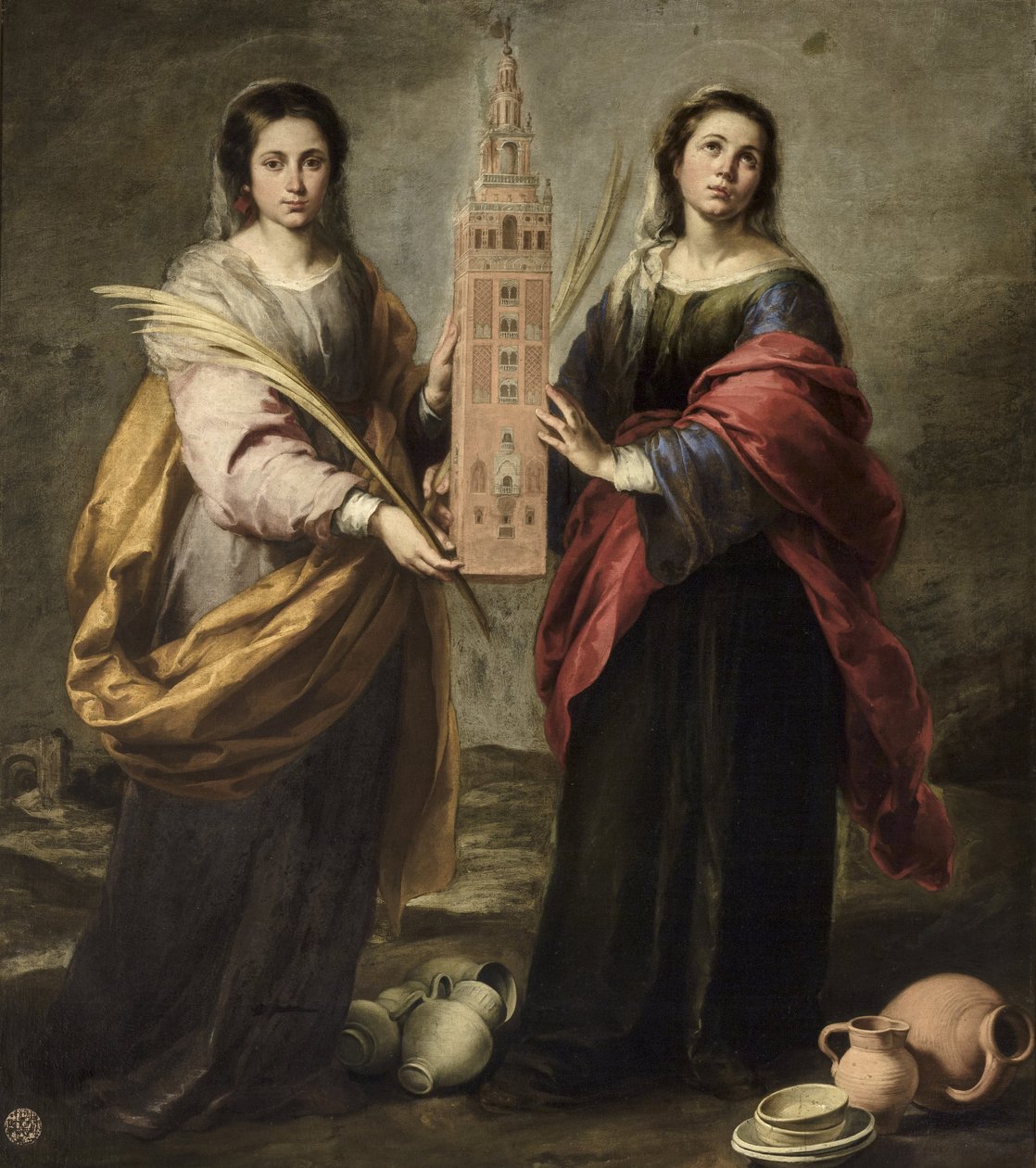 De hellige Justa og Rufina, ca 1666. av Bartolomé Esteban Murillo