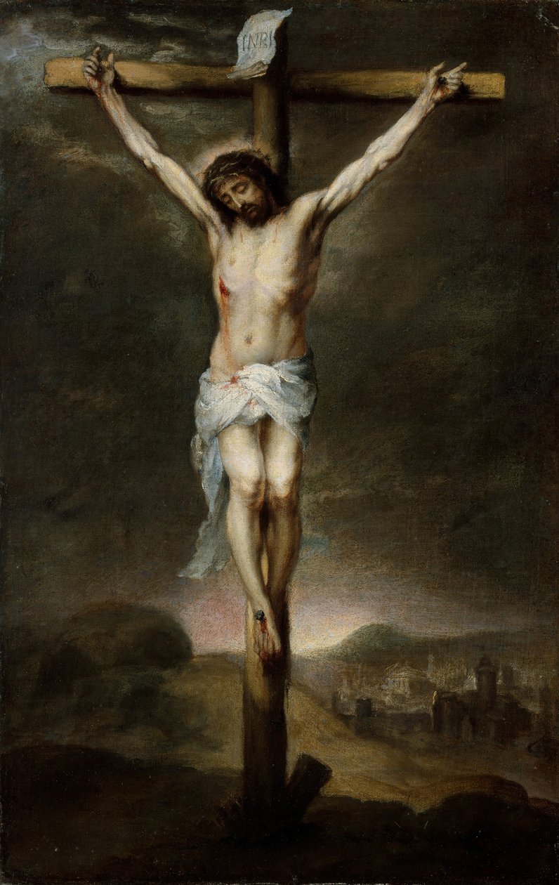 Korsfestelsen, ca. 1675. av Bartolomé Esteban Murillo