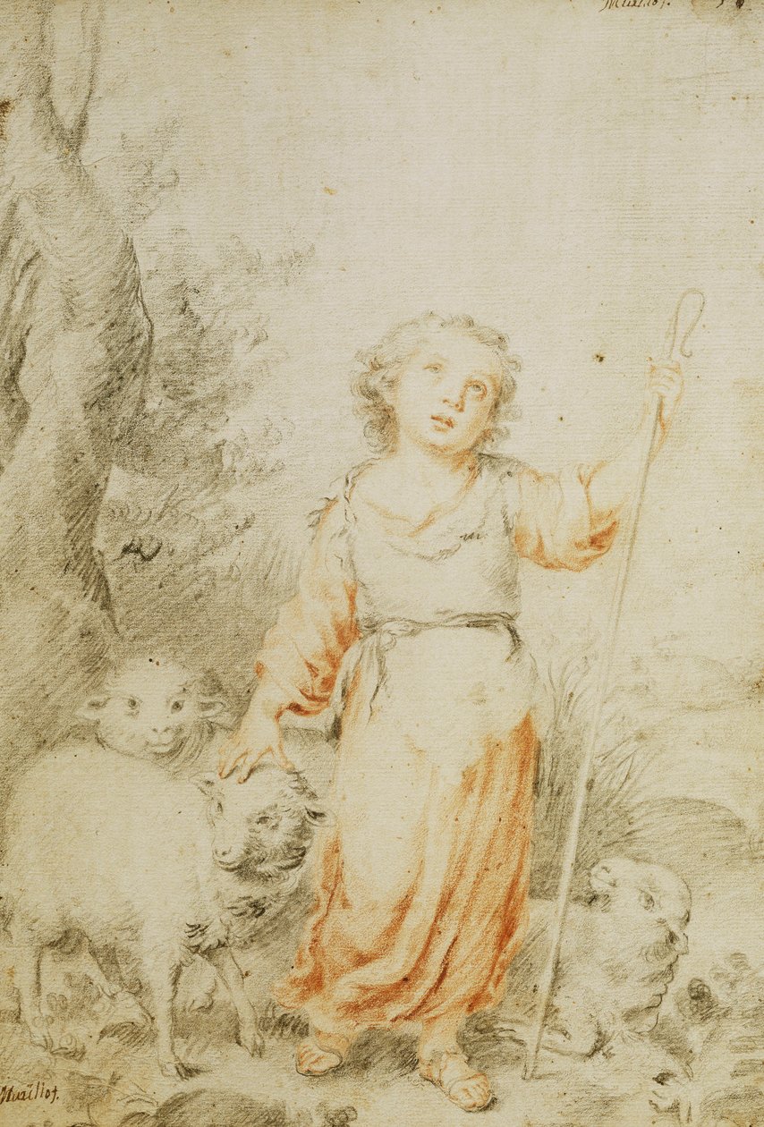 Den gode hyrde, av Bartolomé Esteban Murillo