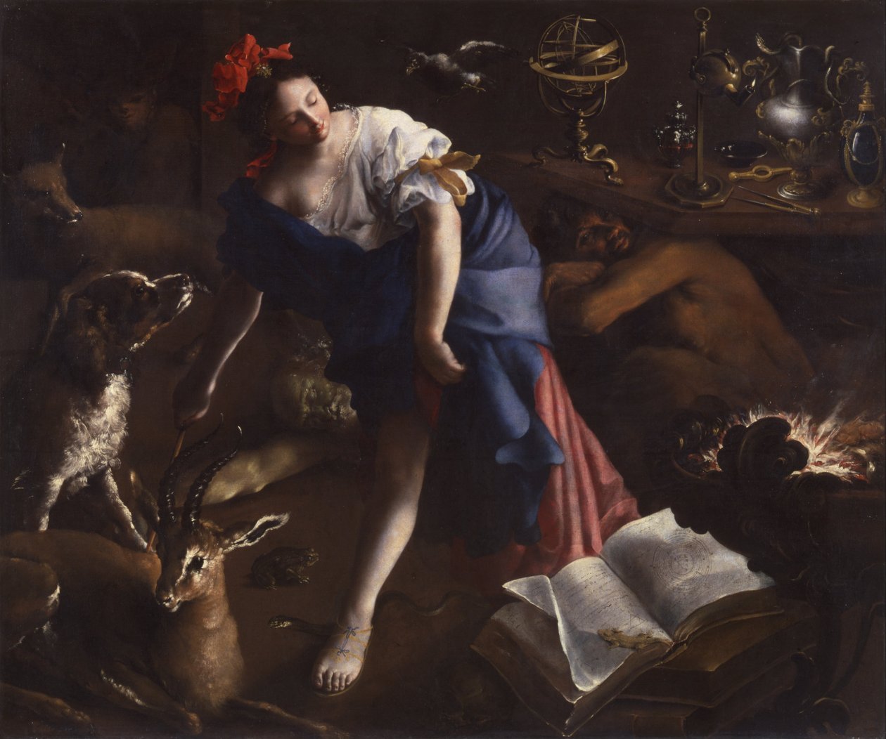 Trollkvinnen av Bartolomeo Guidobono