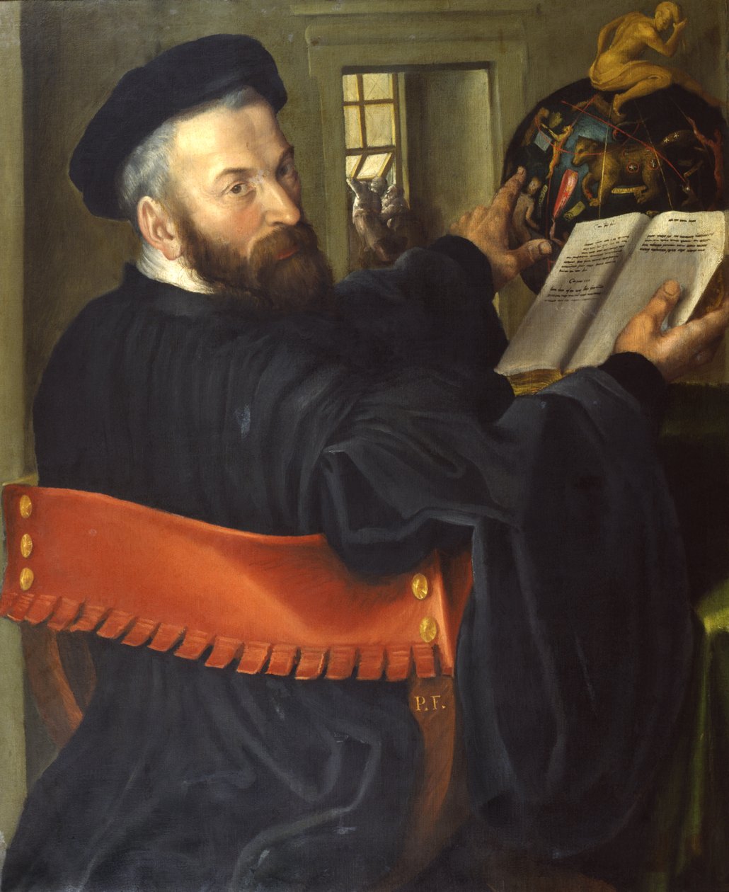 Astrologen, 1550 av Bartolomeo Passarotti