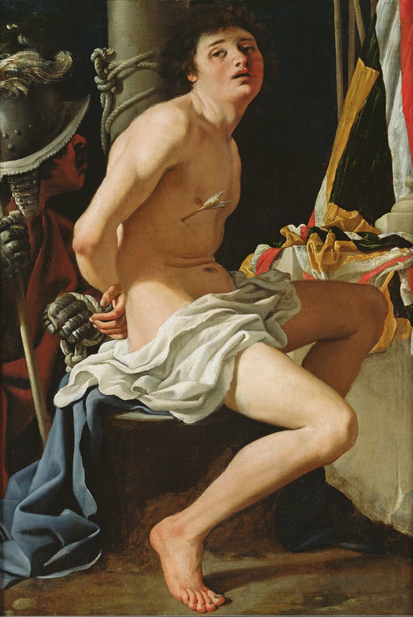 St. Sebastians martyrium av Bartolomeo Schedoni