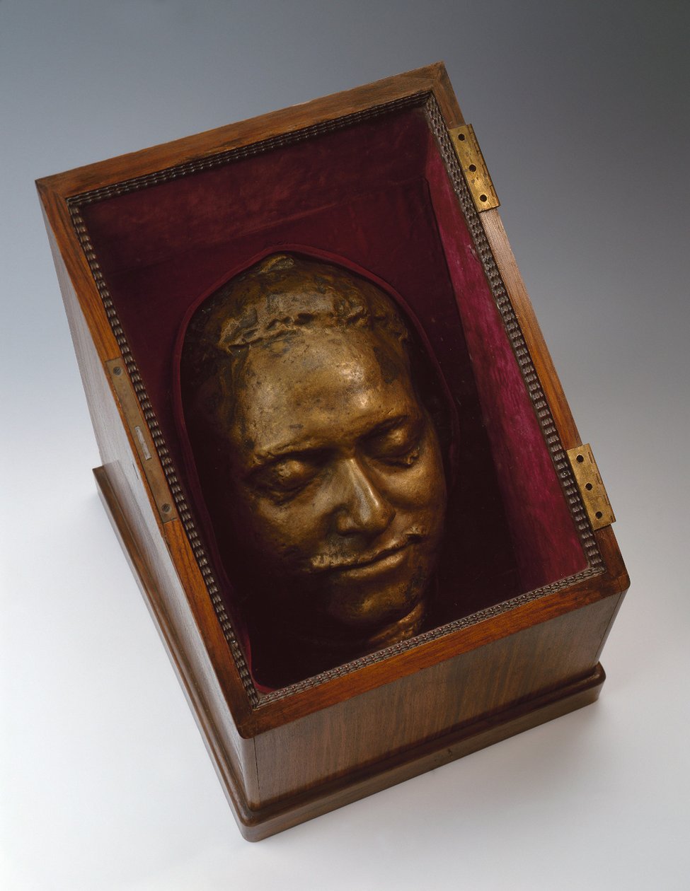Dødsmaske til Peter I, 1725 av Bartolomeo Carlo Rastrelli