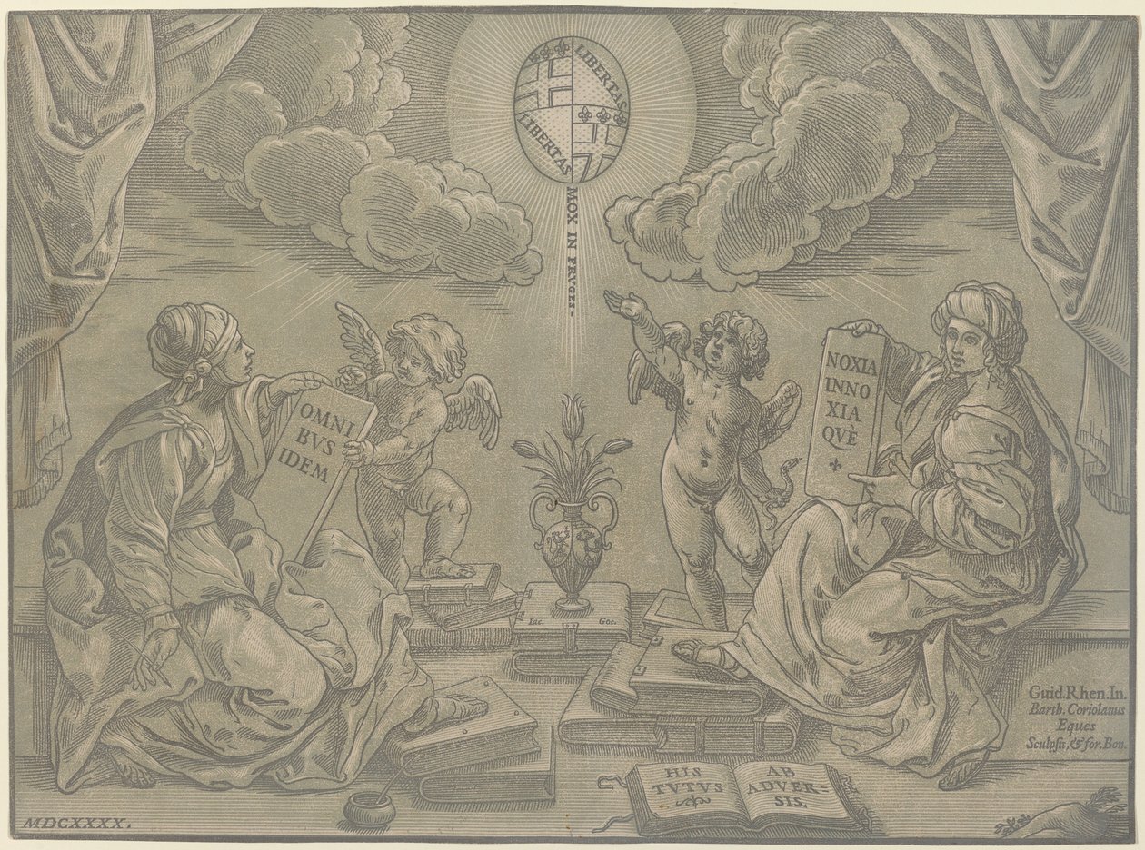 Avhandling av Bartolomeo Coriolano after Guido Reni