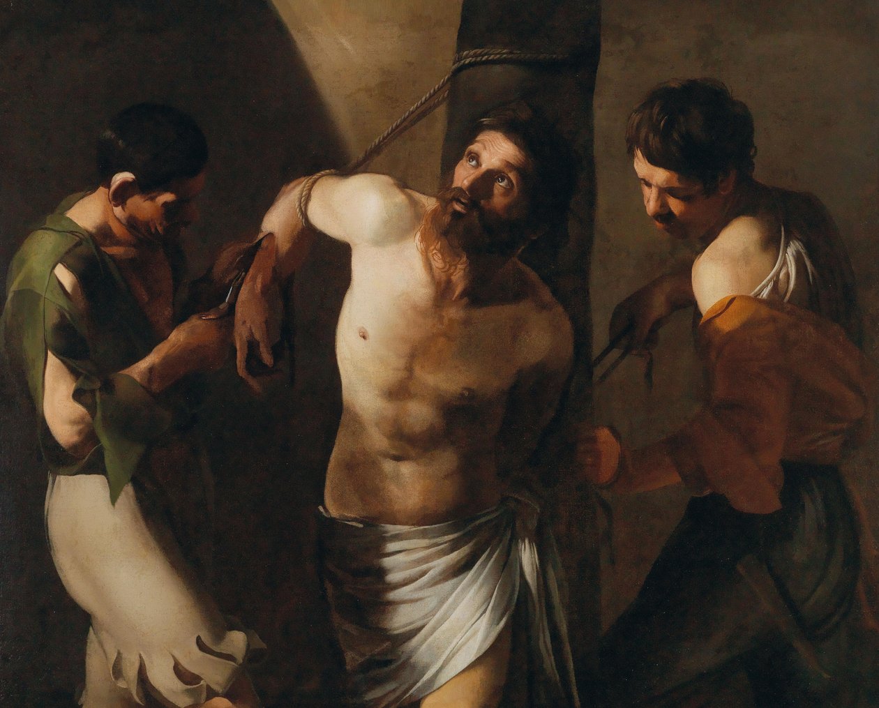 Martyrdommen til Saint Bartholomew. av Bartolomeo Manfredi