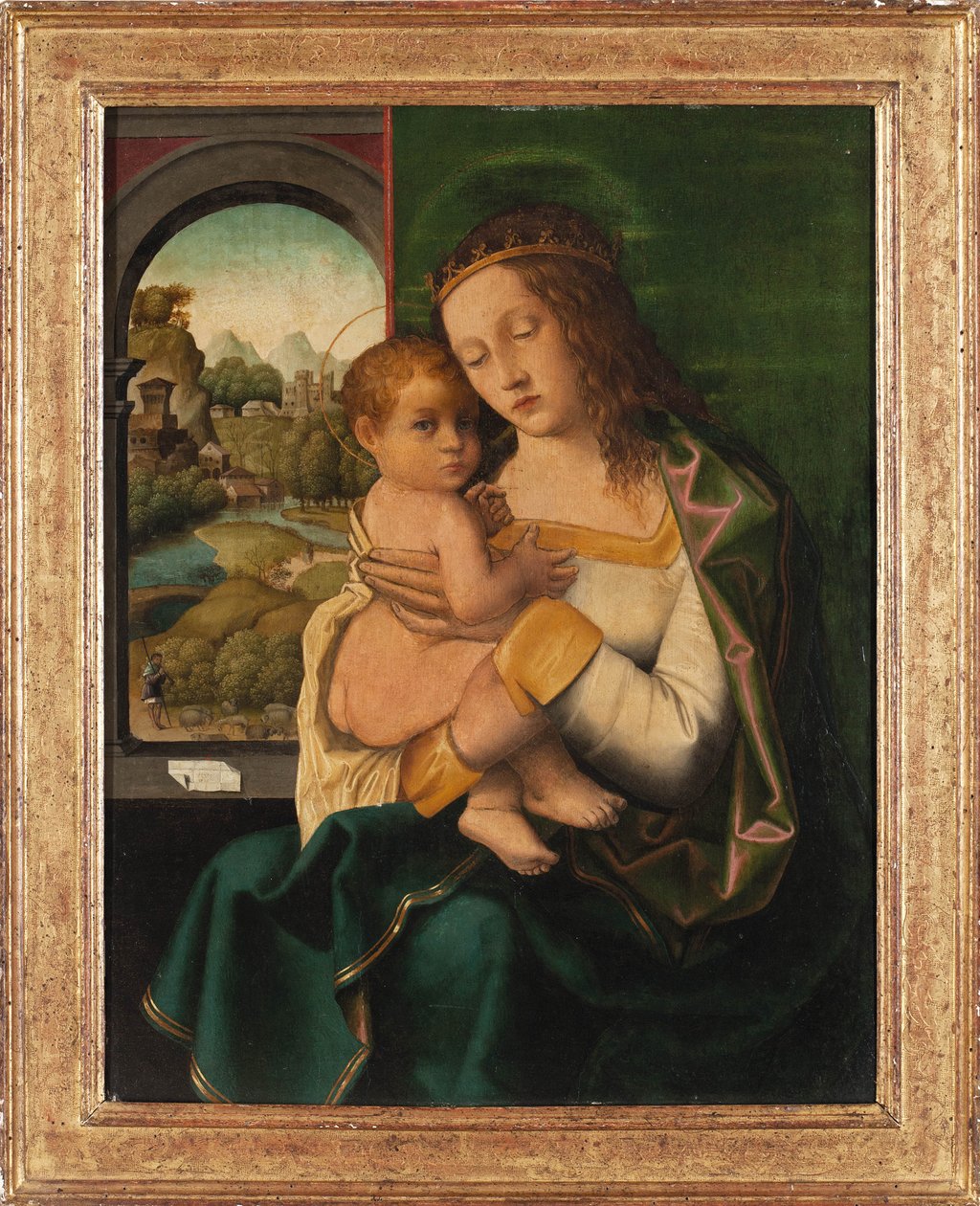 Jomfruen og barnet, 1516. av Bartolomeo Veneto