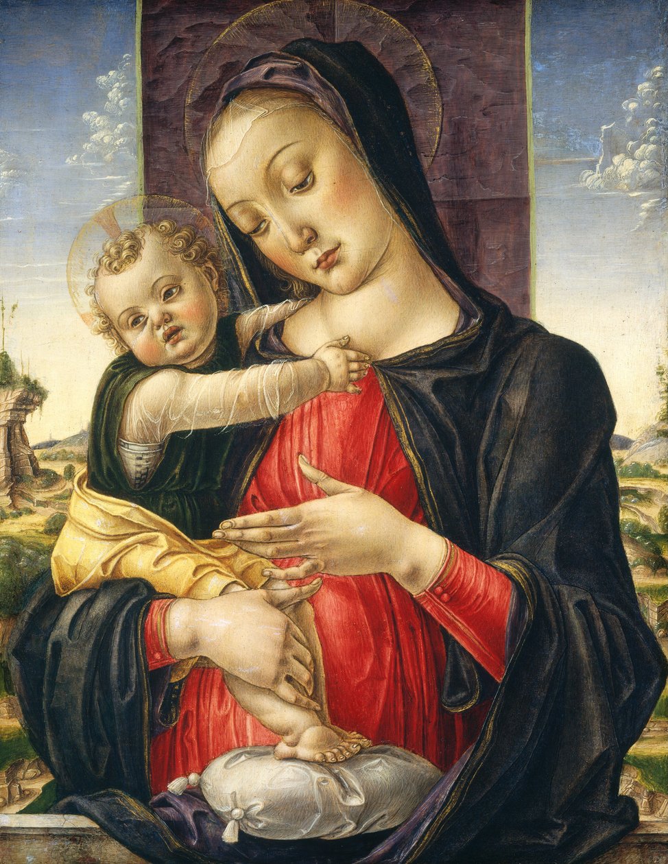 Madonna og barn, ca. 1475. av Bartolomeo Vivarini