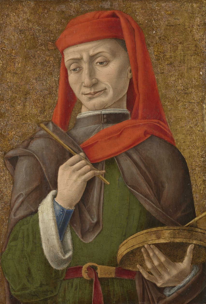 Saint Damian (eller Cosmas) av Bartolommeo Vivarini (attributed to)
