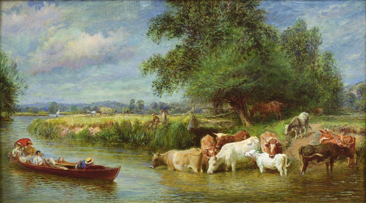 En midtsommerdag på Themsen av Basil Bradley