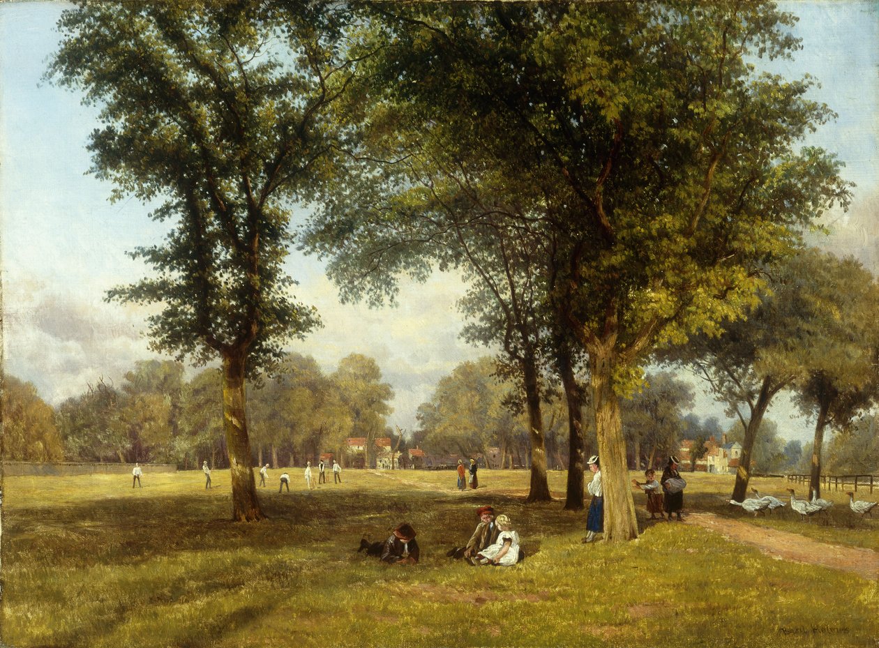 Ettermiddag nær Sevenoaks, Kent, ca. 1845 av Basil Holmes