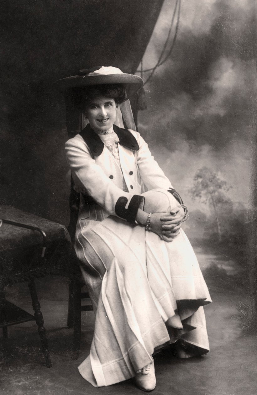 Decima Moore 1871-1964, engelsk skuespillerinne, 1907. av Bassano Studio