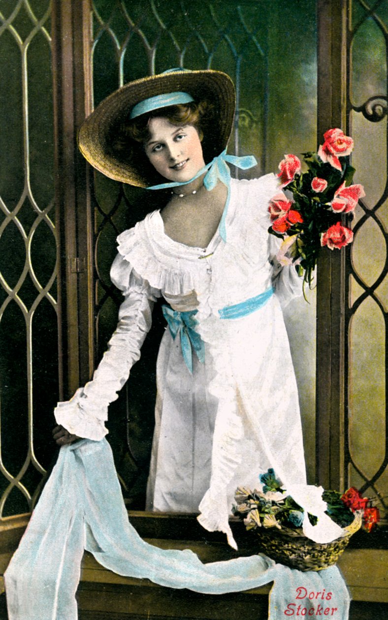 Doris Stocker, skuespillerinne, tidlig på 1900-tallet. av Bassano Studio
