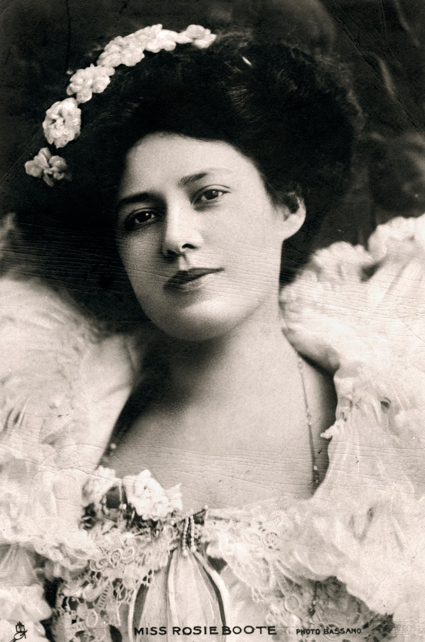 Rosie Boote 1878-1958, engelsk skuespillerinne, 1905. av Bassano Studio