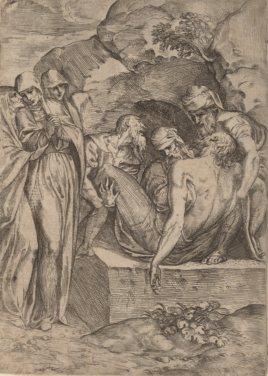 Gravleggingen, 1515-1573. av Battista del Moro