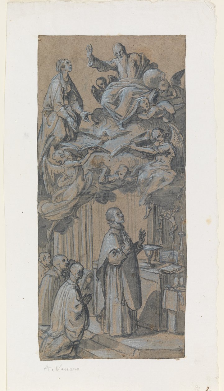 Visjon under en messe av Belisario Corenzio