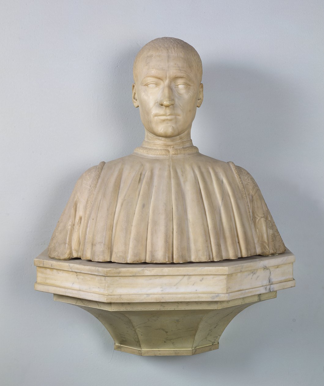 Byste av Filippo Strozzi (1428-91) 1475 (marmor) av Benedetto da Maiano