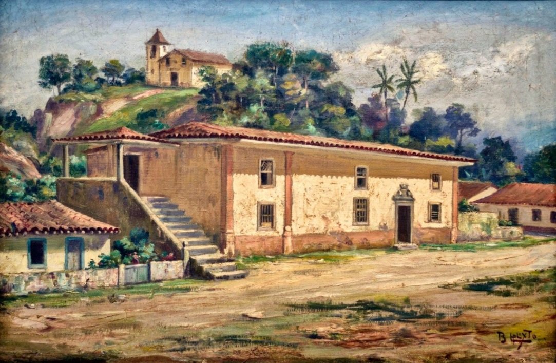Toghuset og kapellet i Santa Catarina av Benedito Calixto