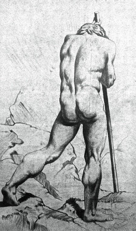 Academy Study - Nu Masculino av Benedito Calixto