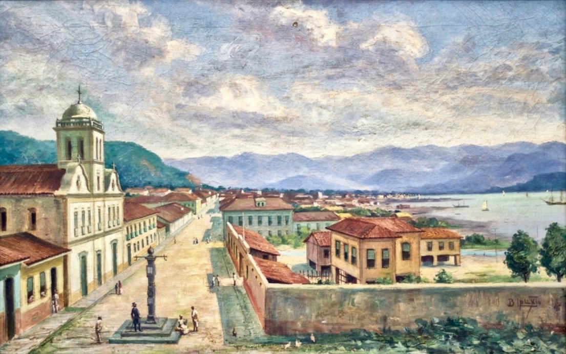 Carmo og Pelourinho kirke av Benedito Calixto