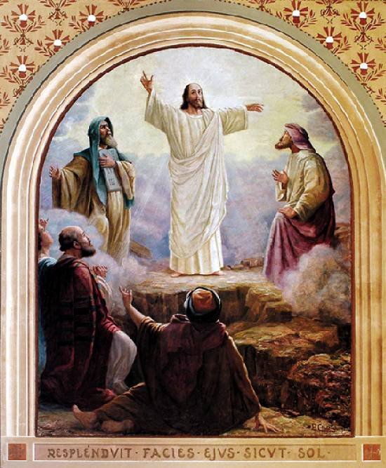 Transfiguration of Christ Portugues: Transfiguracao de Cristo av Benedito Calixto