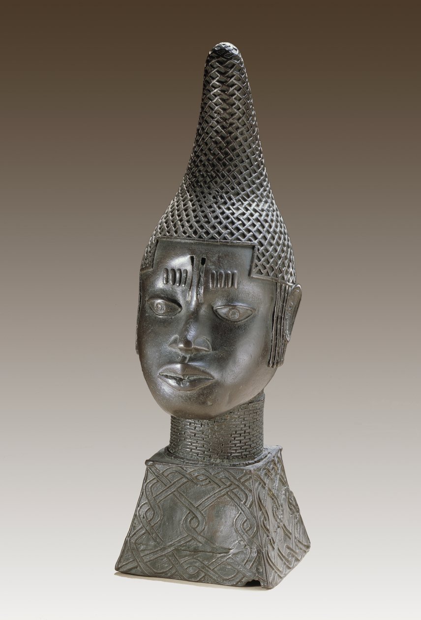 Dronningmors hode (bronse) av Benin