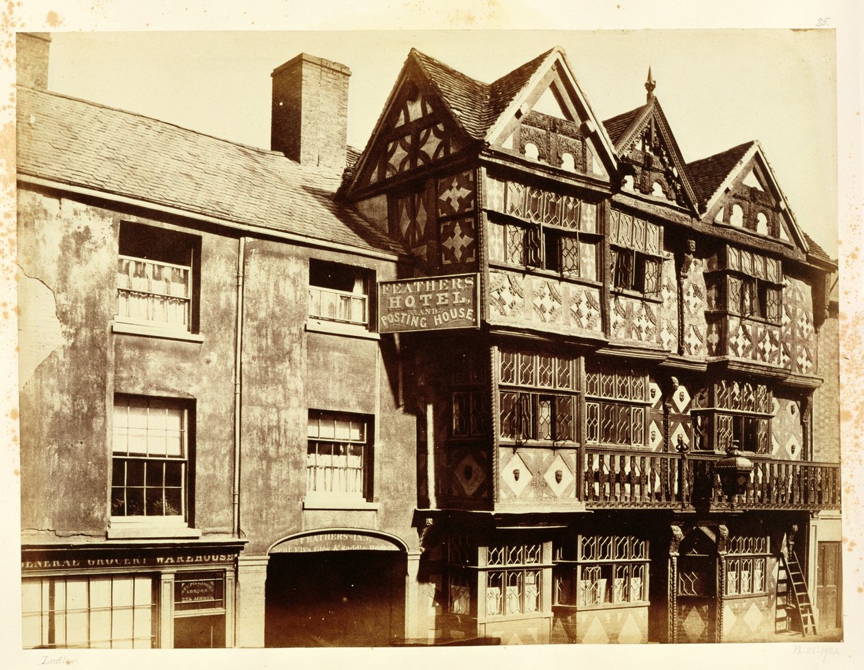 En gate i Ludlow av Benjamin Brecknell Turner