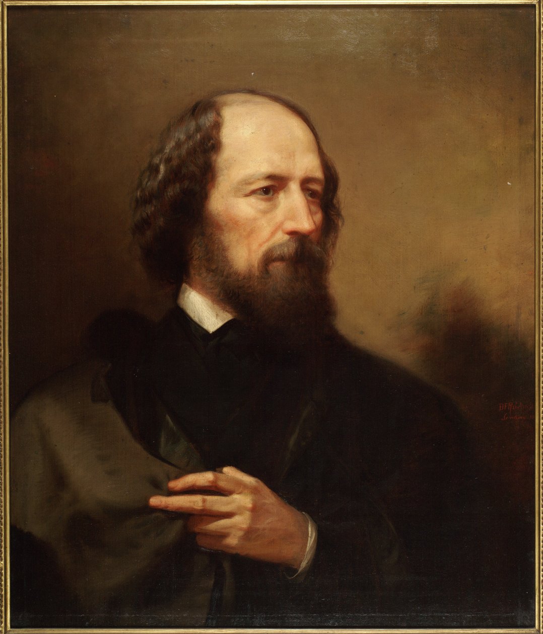 Alfred, Lord Tennyson av Benjamin Franklin Reinhart