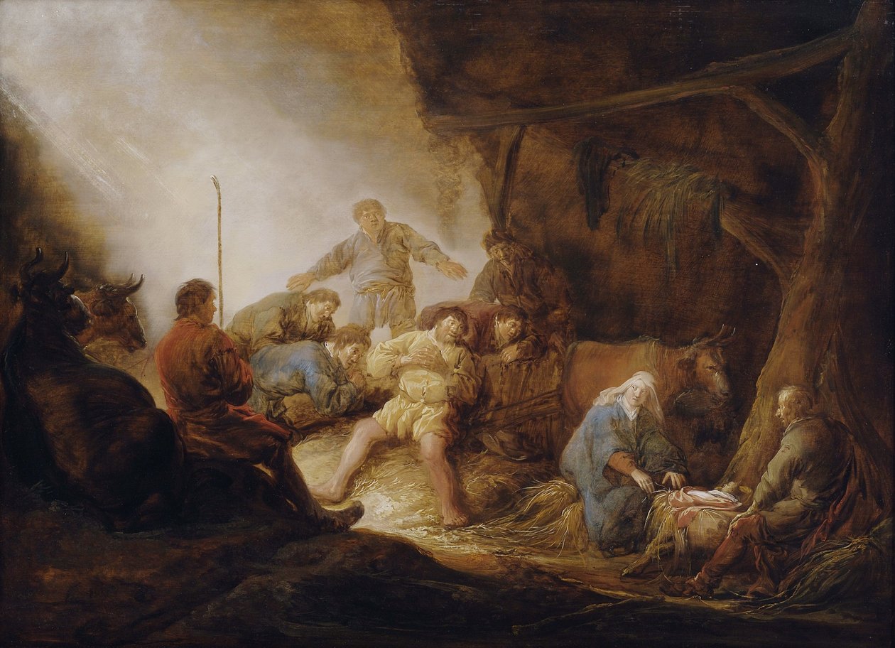 Tilbedelsen av hyrdene av Benjamin Gerritsz. Cuyp