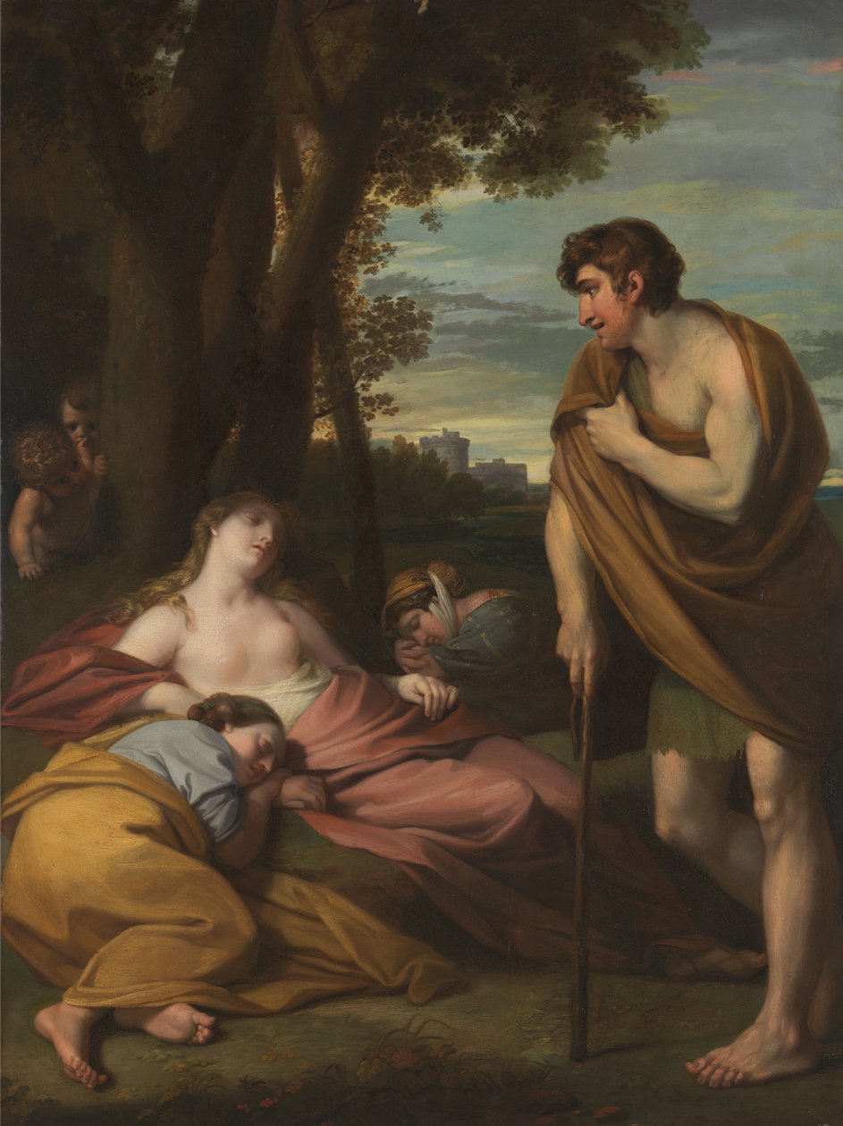 Cymon og Iphigenia av Benjamin West