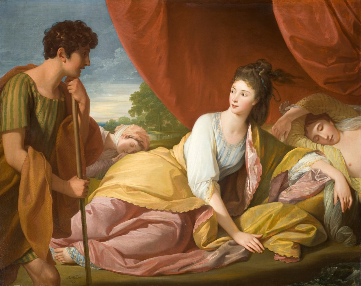 Cymon og Iphigenia av Benjamin West