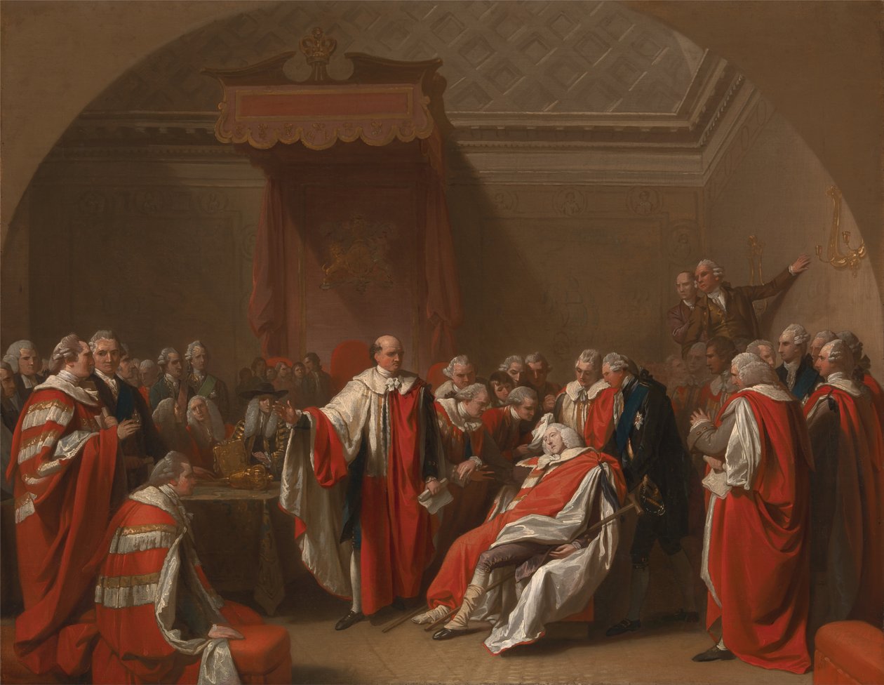 Chathams død av Benjamin West