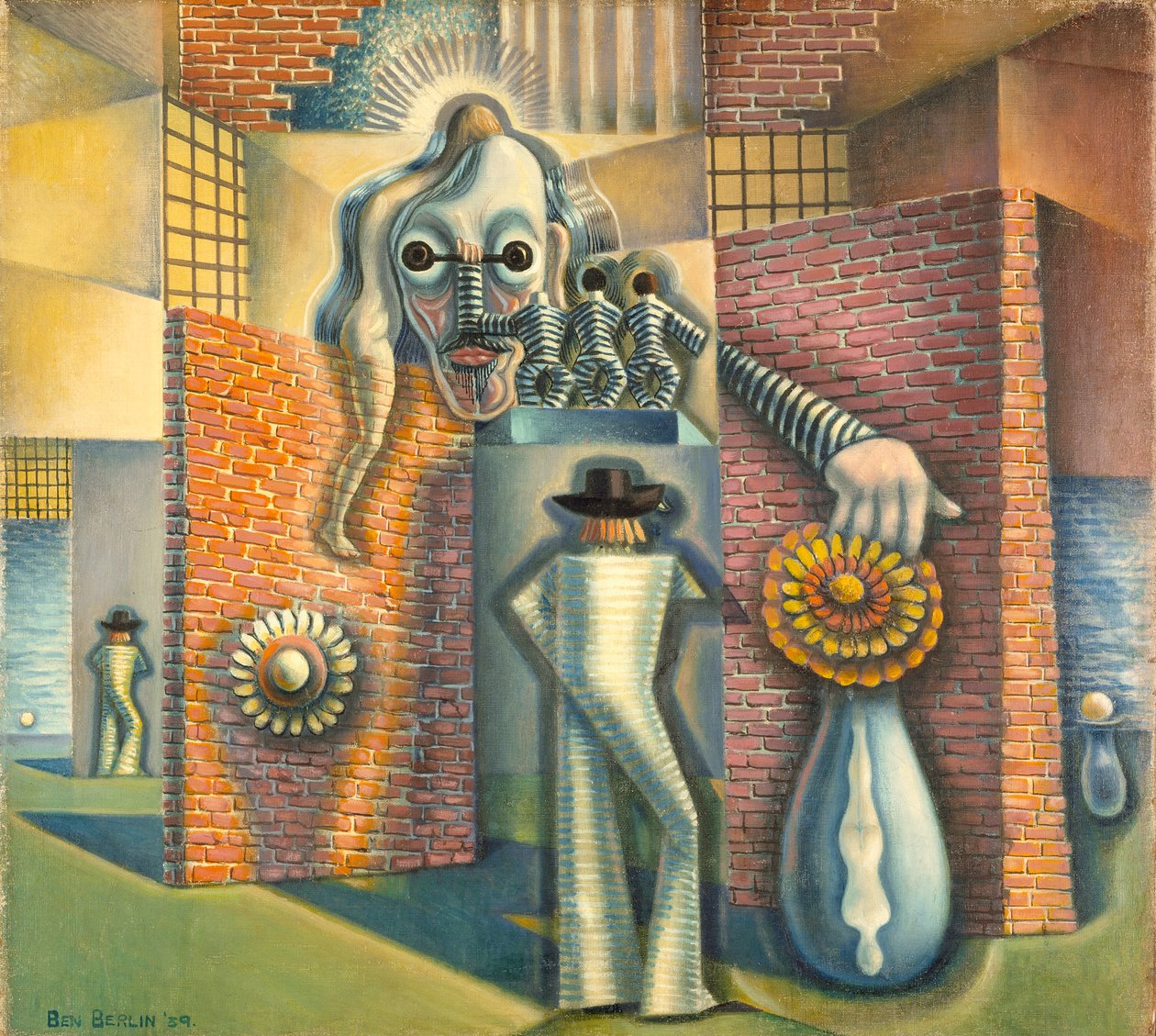 Uten tittel (Surreal Abstraksjon), 1939 av Benjamin F. Berlin