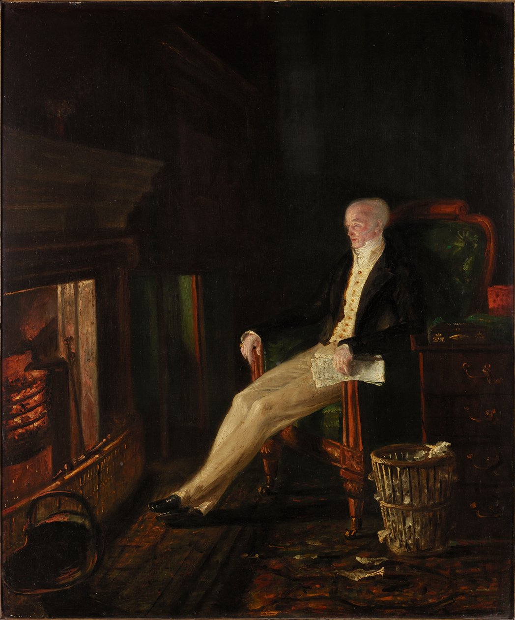Skal jeg gå av, 1832 av Benjamin Haydon