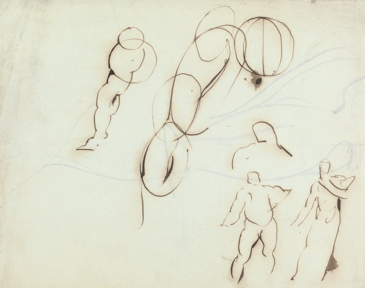 Figurstudier av Benjamin Robert Haydon