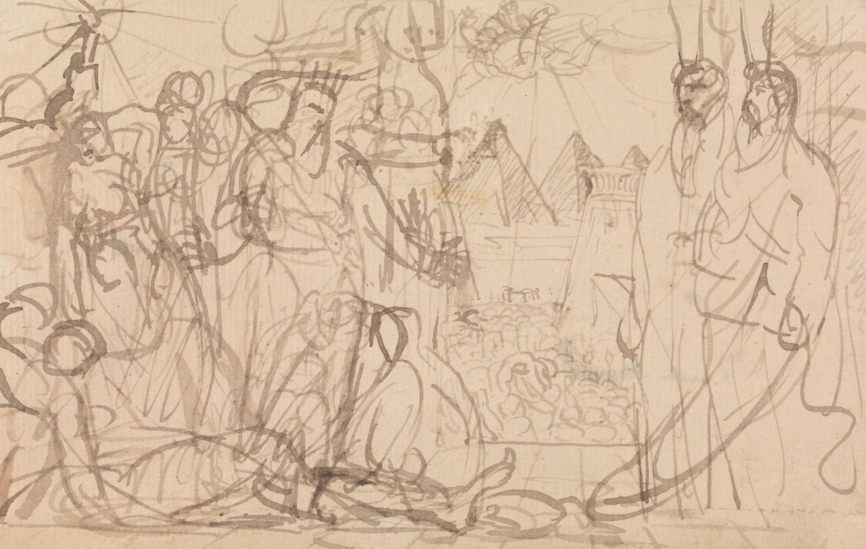 Farao og Moses av Benjamin Robert Haydon