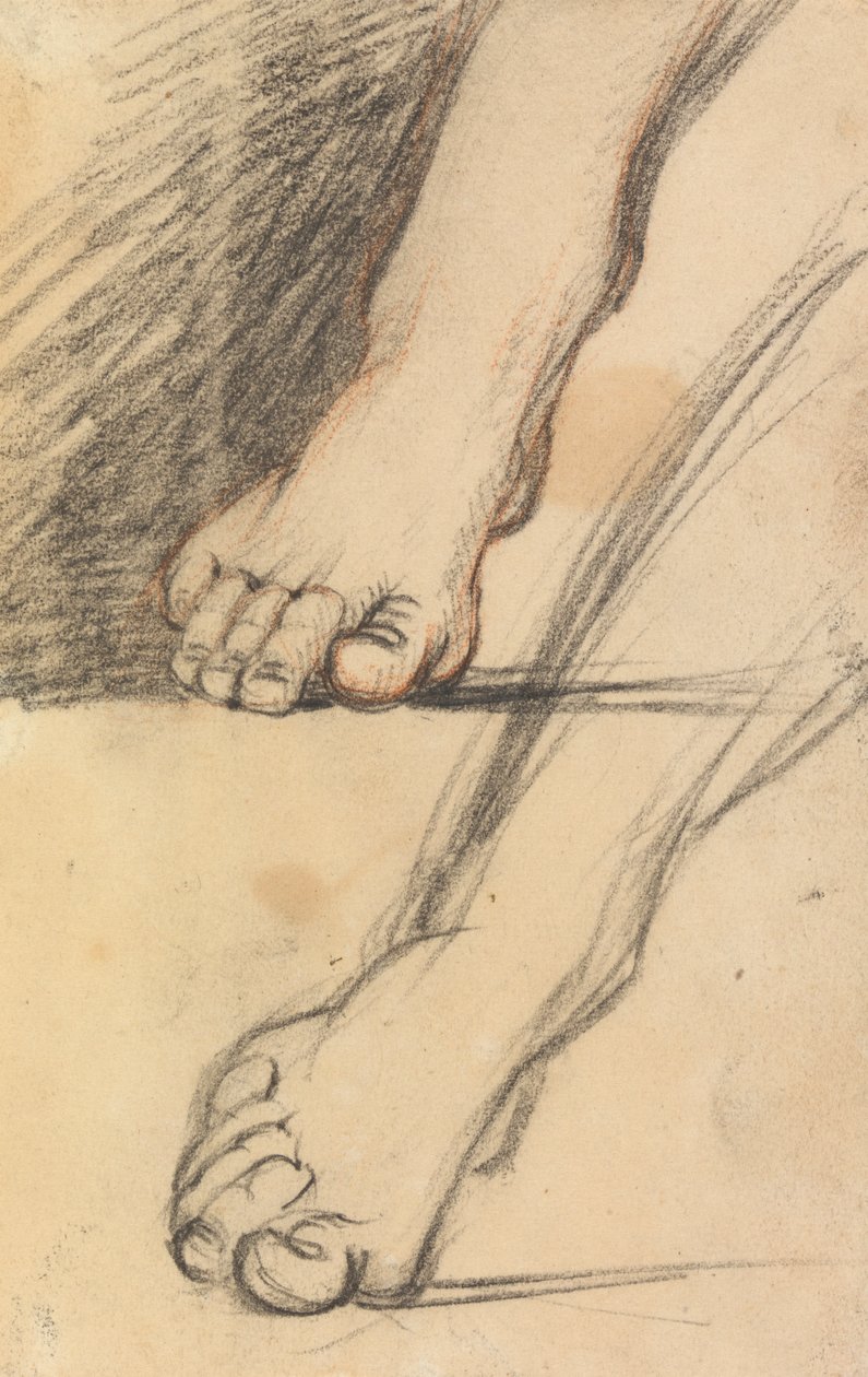 Studie av føtter av Benjamin Robert Haydon